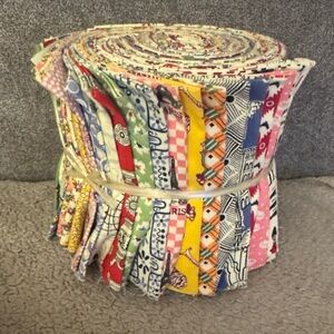 Colorful Fabric Roll